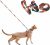 pidan Cat Harness and Leash Set, Cats Escape Proof – Adjustable Kitten Harness for Large Small Cats, Lightweight Soft Walking Travel Petsafe Harness((Multicolor)
