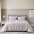 DAPU 100% Linen Duvet Cover Double Set, Stone Washed French Flax from Normandy, Breathable and Durable for Hot Sleepers, 1 Solid Color Duvet Cover with 2 Pillowcases (Double, 200×200cm, Natural Linen)