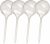EWENYS 4 Pack Plant Self Watering Bulbs, Ø 8cm Aqua L Size, Self Watering Globes for Holiday Plant Watering,Self watering system for your plants up to 2 weeks Drip Irrigation Device (Transparent)