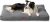 Bedsure Waterproof Dog Bed Large – Washable Dog Bed Mattress with Oxford Fabric, Pet Pillow Cushion for Crate, Grey Dog Mat Outdoor, 91x68x10cm