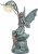 TERESA’S COLLECTIONS Garden Ornaments Outdoor for Garden Gifts, Bronze Fairy Garden Statues with Solar Lights, Resin Angel for Garden Decor Patio Lawn Yard, 35CM