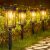 KOOPER Solar Lights Outdoor Garden, 4 Pack Upgraded Garden Lights Solar Powered Waterproof, Auto On/Off Solar Lights Garden Ornaments Outdoor for Yard Pathway Patio Decorative Lawn