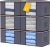 90L Storage Bags, 6Pack Large Capacity Clothes Storage Bags with Zips, Foldable Storage Bags with Reinforced Handle Breathable Thick Fabric for Comforters, Blankets, Bedding