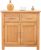 AERATI OAK Sideboard Cabinet Kitchen Buffet Cabinet with Storage Classic Sideboard Buffet Storage Cabinet with 2 Doors 2 Drawers Table Entryway Console Table for Living Room