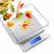 AWLKIM Kitchen Scales Digital Rechargeable – Weighing Food Scale Kitchen with Peel Function, Grams and Ounces, Electronic Gram Scale for Cooking