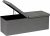 Bonlife Extra Large Folding Ottoman Storage Box,Linen Toy Storage Chest,Window Seat with Storage Trunk,End of Bed Bench,Grey 110x38x38cm