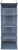 BrilliantJo Hanging Wardrobe Organizer for Clothes Sweaters 4-shelf Hanging Closet Storage Shelves Washable (31.5 * 12 * 12 inch, Blue-grey)