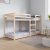 Camerina Bunk Bed 75×190 cm Solid Wood Pine,Bunk Bed,Bed Frame,Bunk Bed Shelf,Bedroom Furniture