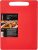 Chef Aid Large Red Poly Chopping Board, multipurpose anti-slip surface, easy clean and dishwasher safe with handle, 40 x 30cm Other colour options available.
