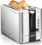 Chefman 2 Slice Toaster, 7 Shade Settings, Stainless Steel, 2 Slice with Extra-Wide Slots, Thick Bread and Bagel Toaster, Reheat, Defrost, Cancel, Lift Lever, Removable Crumb Tray