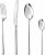 Cutlery Set 24 Piece,Cozy Zone Stainless Steel Tableware for 6, Modern Design, Sharp Knives and Rounded Spoons, Dishwasher Safe, Suitable for Dinner Parties and Everyday Use