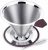 FOXAS Pour Over Coffee Filter Stainless Steel Reusable Coffee Dripper Paperless Drip Cup Coffee Maker Stainless Steel Coffee Filter