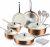 FRUITEAM Nonstick Pots and Pans Set, Cookware Set Non-Stick Ceramic
