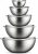 FineDine Mixing Bowls Set – 5-Piece, Easy-Grip, Stainless Steel Mixing Bowls for Baking, Cooking, Salad & Food Prep – Large, Medium and Small Metal Nesting Bowls