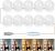 Focenat 5 Colour Vanity Mirror Lights Kits with Dimmable 10 Light Bulbs, Hollywood Style LED Makeup Lights with USB Cable, Brightness Adjustable Make up Light for Dressing Table Room, Bathroom