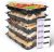 Food Sandwich Platter Trays with Lids – Multi Pack Takeaway Plastic Catering Containers Serving for Party Buffet – Perfect for Sushi, Cake, Sweets, cheese, Movie Meal Prep 33.5 x 24 x 7cm (5)