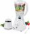 Geepas 550W 2 in 1 Food Jug Blender with 1.5L BPA Free Jar | 4 Sharp Stainless Steel Blades with 2 Speed | Ice Crusher, Mill, Coffee/Spice Grinder & Smoothie Maker – 2 Year Warranty