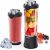 HIDEGY Portable Blender, Personal Blender for Shakes and Smoothies USB Rechargeable 600ml Mini Blender with 6 Blades and To Go Cup for Sports Travel Gym (Black)
