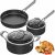 HUIKAILI Nonstick Pots and Pans Set Non Stick, 5PCS Kitchen Cookware