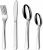 Hunnycook Cutlery Set, 32-Piece Stainless Steel Cutlery Set for 8 People, Flatware Silverware Set with Spoon, Knife and Fork Sets, Ideal for Home/Party/Restaurant, Mirror Polished, Dishwasher Safe