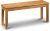 Julian Bowen Coxmoor Bench, Oak, Height: 45, Width: 101, Depth: 32cm