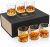 KANARS Whiskey Glasses Set, No-Lead Crystal Whisky Glass 300 ml for Cognac, Martini, Bourbon, Cocktail, Tequila, Unique Stylish Gift Box, 6-Piece