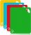 Kitchen Plastic Chopping Board Set – Extra Thick Flexible Cutting Board Mat for Cooking, Non-Slip Chopping Board with Colored Food Icons & Easy-Grip Handles, Dishwasher Safe, Set of 4