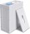 Lantaly Slimline Wooden Bathroom Storage Unit, Toilet Roll Paper Cabinet, Compact Shaker, Multi-Purpose Cleaning Tidy Box