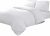 Linens World 200 Thread Count 100% Egyptian Cotton Duvet Quilt Cover Bedding Sets with Pillow cases (White, Double)