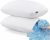 Molblly Sleeping Pillows,Shredded Memory Foam Pillow,Best Orthopedic Sleeping Pillow Non-allergenic & Anti dust mite,Soft Hotel Quality Pillows,Standard Size(2 Pack, 51 x 66 cm)
