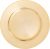 Premier Housewares Charger Plate, 33 cm, Gold , Pack of 1