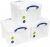 Really Useful Plastic Storage Box Bonus Pack 3×35 Litre Clear