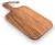 Samhita Acacia Wood Cutting Board, for Meat, Cheese, Bread, Vegetables & Fruits, with Grip Handle (38.1cm x 17.78cm)