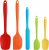 Silicone Spatula, 5 PCS High Heat Resistant Non-Stick Rubber Spatulas Set, Food Grade Baking Spatulas Kitchen Utensils for Baking, Cooking and Mixing