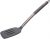Starchef Silicone Slotted Turner Spatula Heat Resistant Non-Stick Soft Grip, Stainless Steel(Grey)