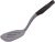Starchef Silicone Slotted Turner Spatula,Heat Resistant,Non-Stick, Ergonomically Handle,Soft Grip,Assorted-color Design(Black/Grey)
