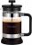 TBGENIUS 4 Cup Cafetiere Coffee Press, French Press Maker for Filter Coffee, Loose Tea and Milk Froth, 4 Level Stainless Steel Filter, Heat Resistant Borosilicate Glass, 0.6 L / 21 oz