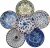 TuYines Porcelain Tapas Dishes,Snack Bowls for Tapas,Tapas Bowls Set,Ceramic Dipping Bowls,Ceramic Bowls,6pcs Ø 10 cm Small Spice Bowls,Dishes Sauce Dishes for Sushi,Sauce,Snack and Soy