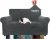 XINEAGE 1 Piece Velvet Couch Covers for 2 Cushion Couch High Stretch Loveseat Slipcover for Pets Dogs Anti Slip Love Seat Sofa Slipcover Furniture Protector (2 Seater, Grey)