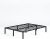 Zinus Yelena Double Bed frame – Bed 135×190 cm – 36 cm Height with Underbed storage – Metal Platform Bed frame with Steel slat support – Black