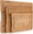 Zulay Kitchen 3-Piece Bamboo Cutting Board with Juice Groove – 100% Thick Wood Cutting Board Set – Large Cutting Board Bamboo with Handle – Wood Cutting Boards for Kitchen