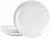 Zuvo Dinner Plates Set of 6-6.5 Inches White Porcelain Dessert Plates – Dishwasher and Microwave Safe Coupe Shape Plates Set