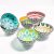 binsakao Small Bowls, Ice Cream Dessert Bowl 300ml Ceramic Bowl Set of 6, Colorful Shallow Bowl for Side Dish Snack Appetizer, Microwave and Dishwasher Safe