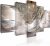 murando Canvas Wall Art Abstract Flowers 200×100 cm / 79″x40″ 5 pcs. Non-woven Canvas Prints Image Living room Bedroom Framed Artwork Painting Picture Photo Home Decoration Dandelion a-C-0087-b-n