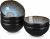vancasso Bubble 12 Ounce Mini Cereal Bowls, 4.7 Inch Stoneware Small Dessert Bowls, Brown Dipping Bowl Sets of 6, Ice Cream Bowls